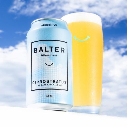 Cirrostratus: Low Carb Beer. Sky-High Taste